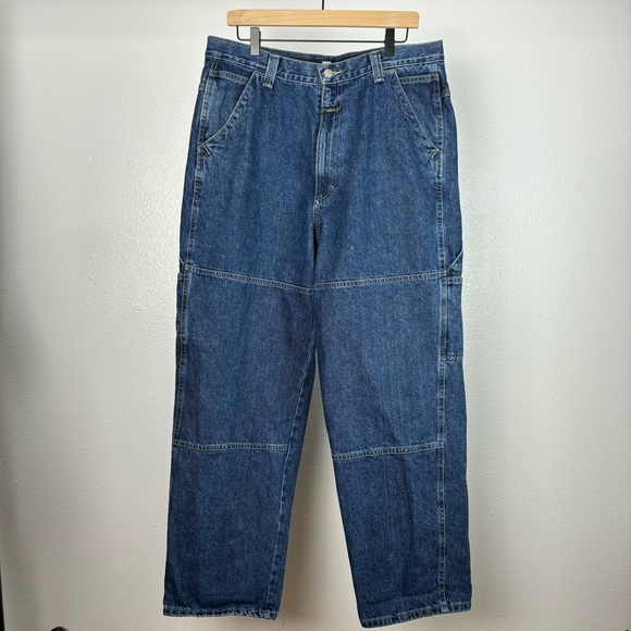 Vintage Marithe Francois Girbaud BAGGY Wide Leg 36 x 32 Double Knee Carpenter